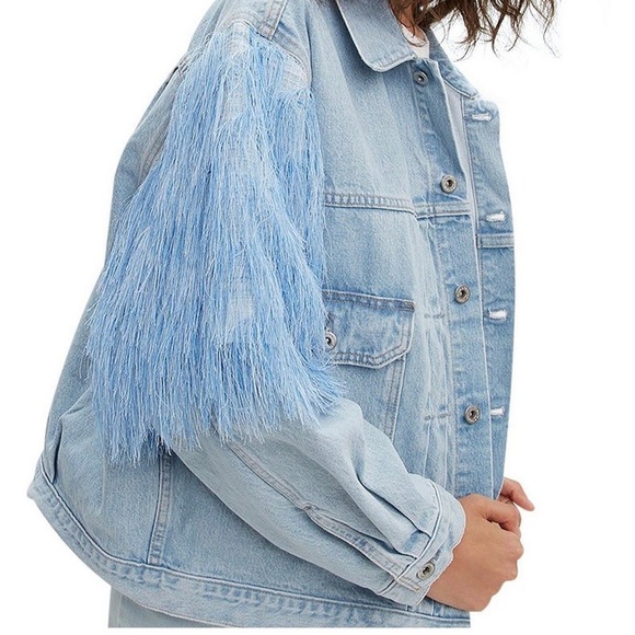 Levi’s love letter trucker Jean jacket size medium - Picture 3 of 12